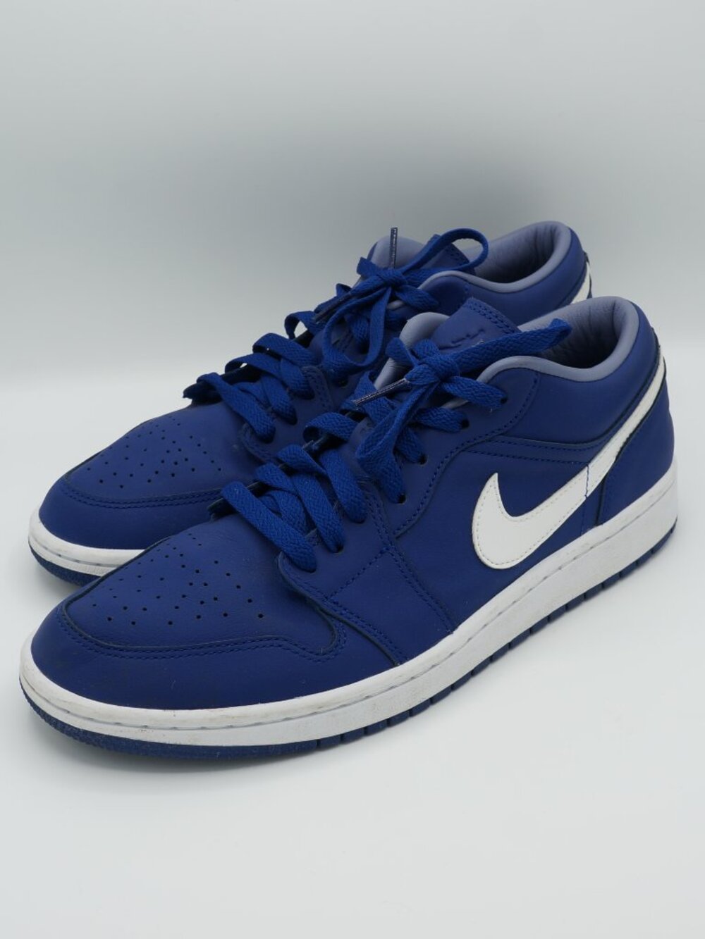 Nike Air Jordan 1 Low Women's Size 11 (Men's 9.5) Deep Royal Blue White